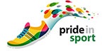Pride in sport running shoe